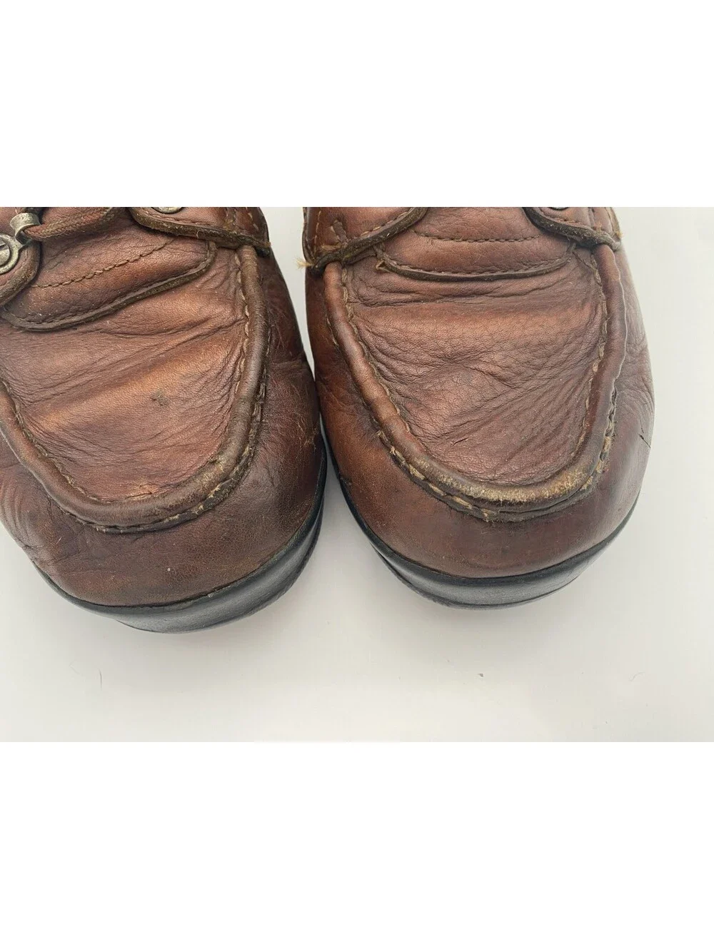 John Deere Men's Size 10 M Brown Leather Waterproof Ankle Boots - Florsheim